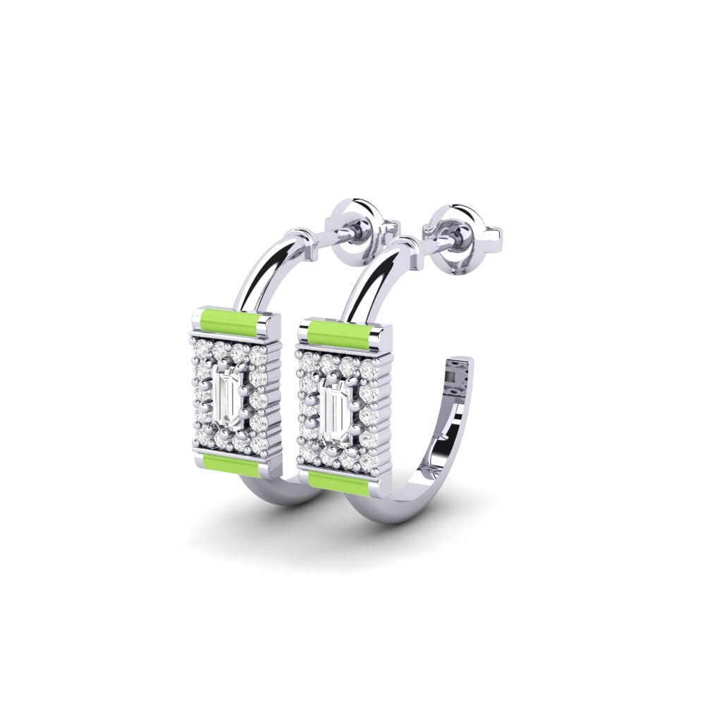 9ct White Gold Women's Earring Ballarat