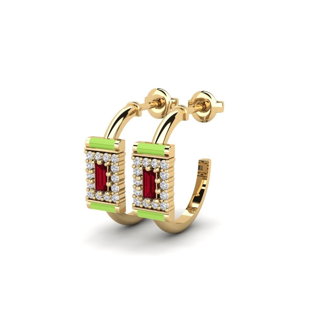 ruby-zirconia ต่างหู Ballarat