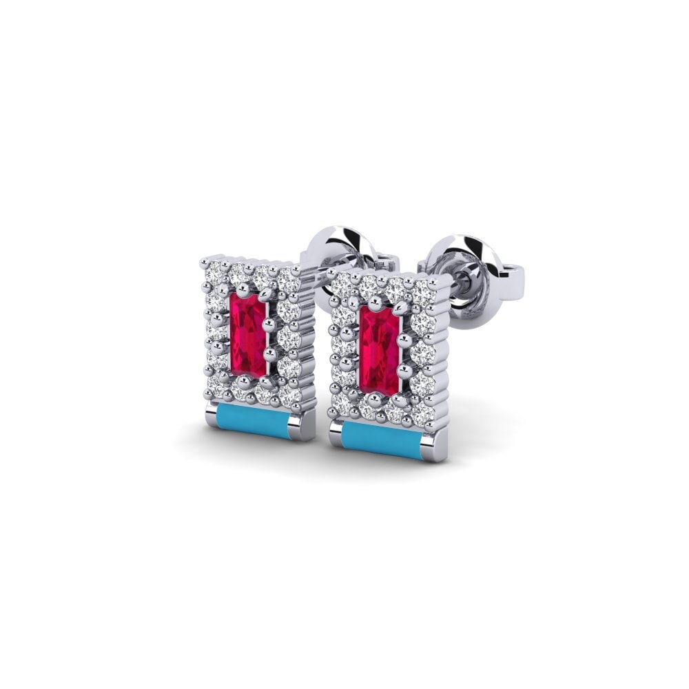 950 Palladium Damen ohrring Boipshino