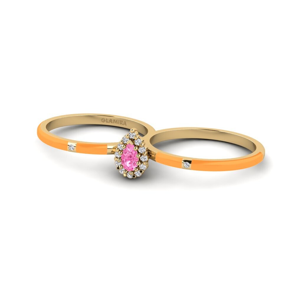 Rosa Saphir Ring Bowers