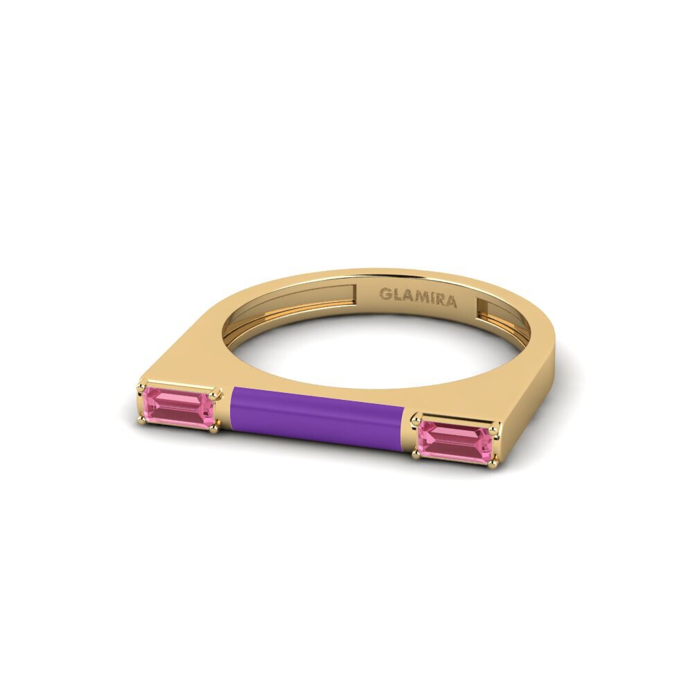 Saphir Rose Bague Cretan