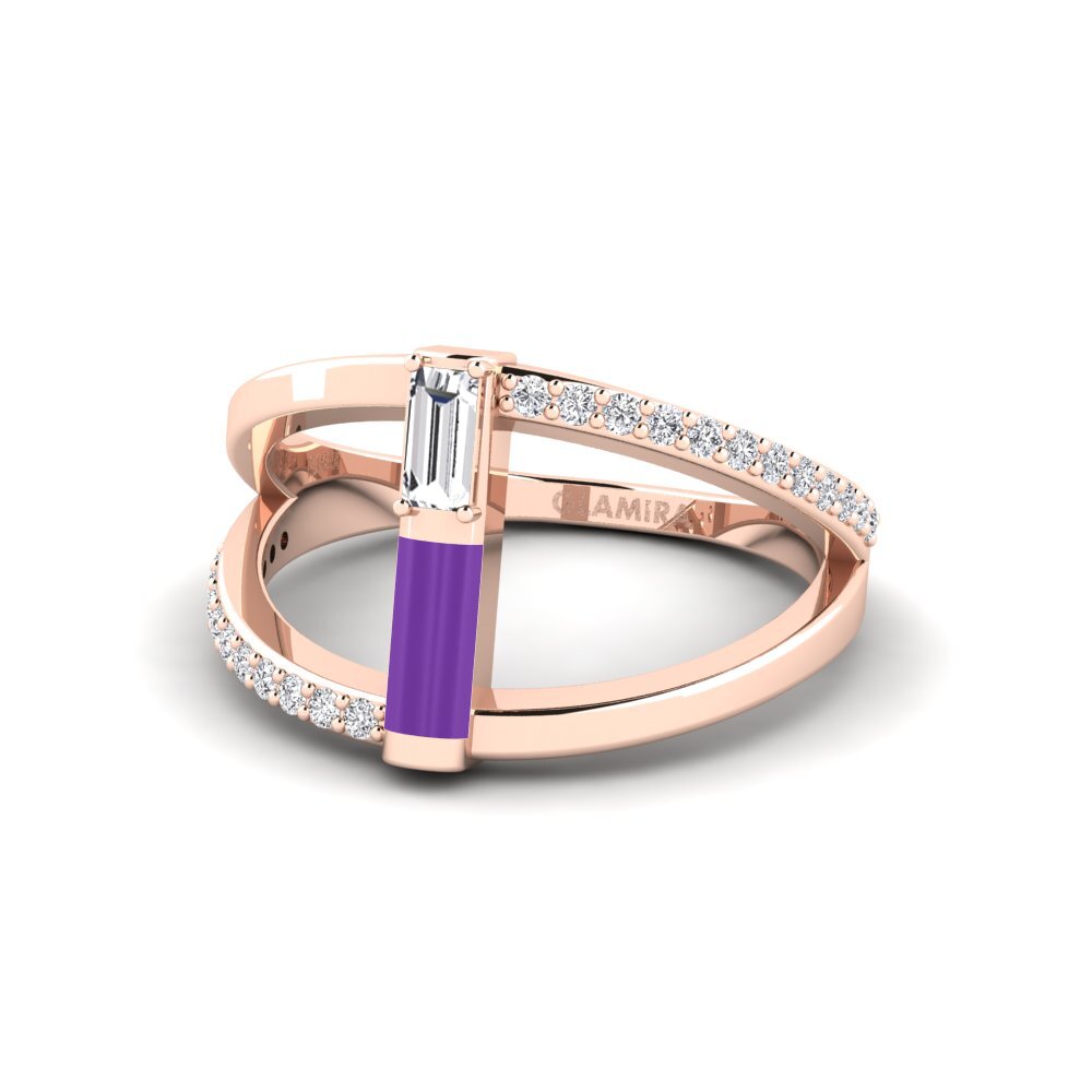 9ct Rose Gold Ring Cyclades