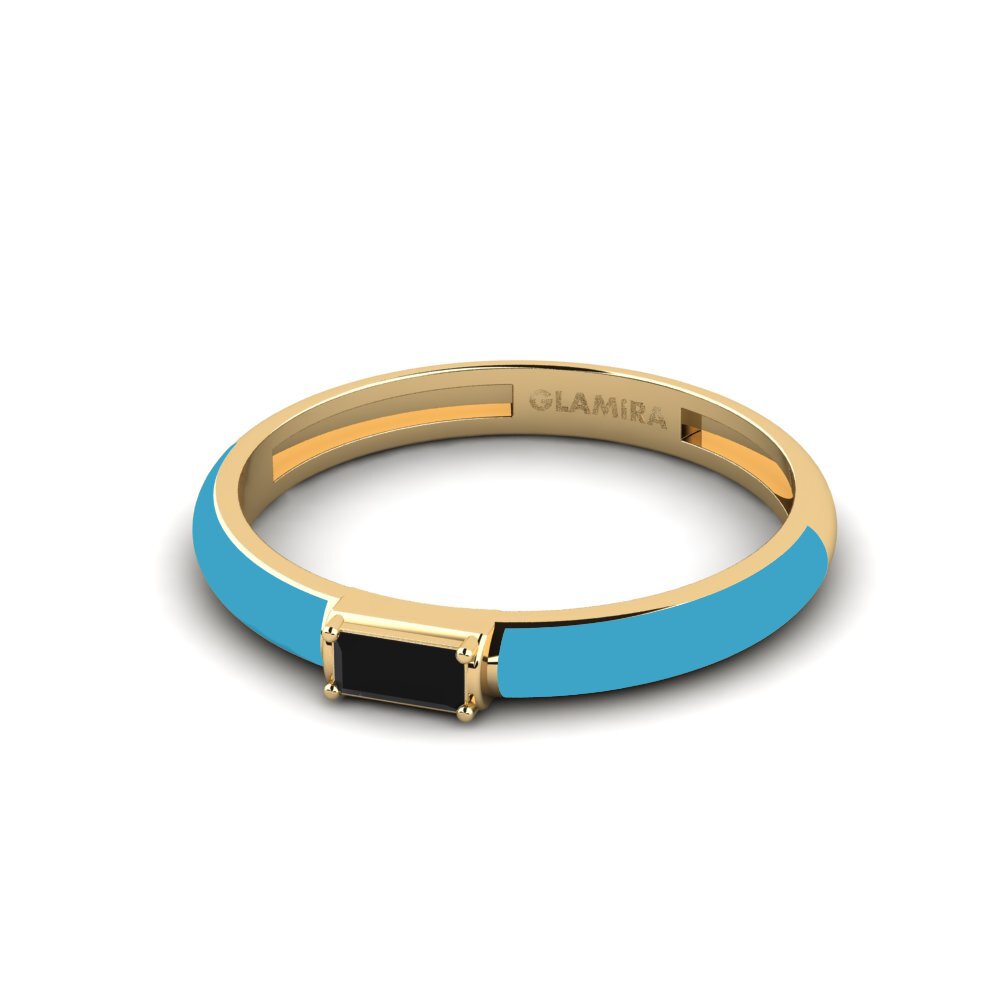 Schwarzer Saphir Ring Dodecanese