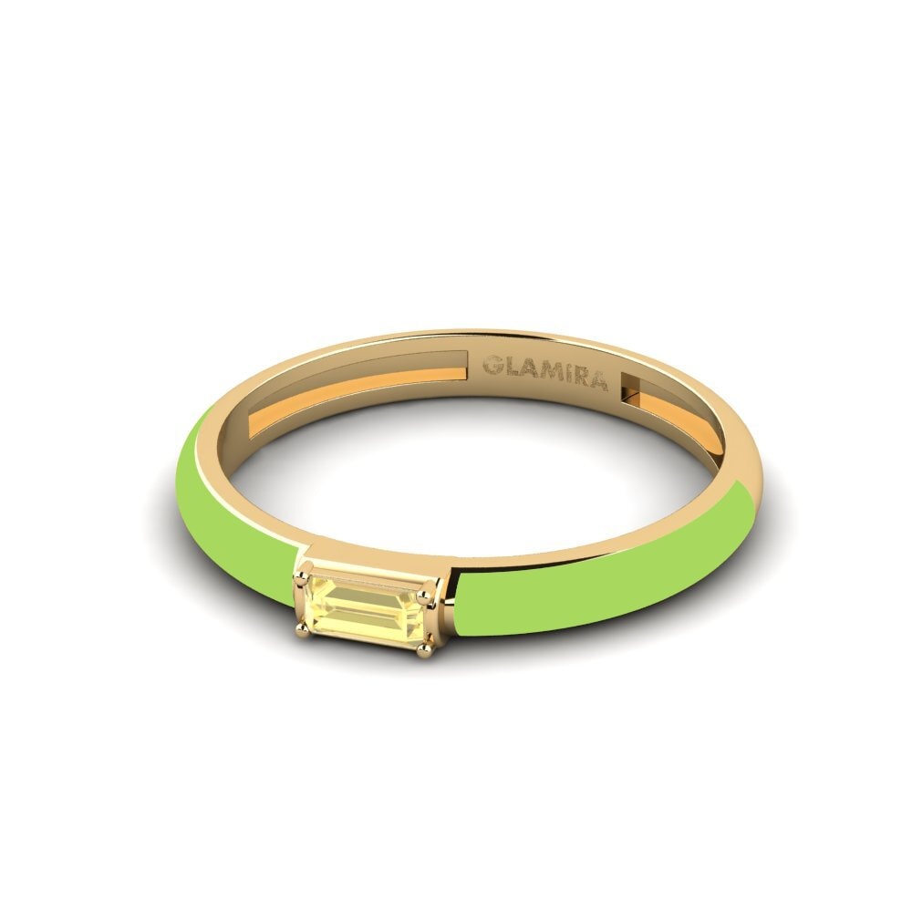 Zafiro amarillo Anillo Dodecanese