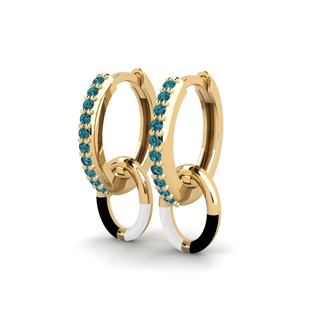 Diamante Azul Pendiente de mujer Evolution