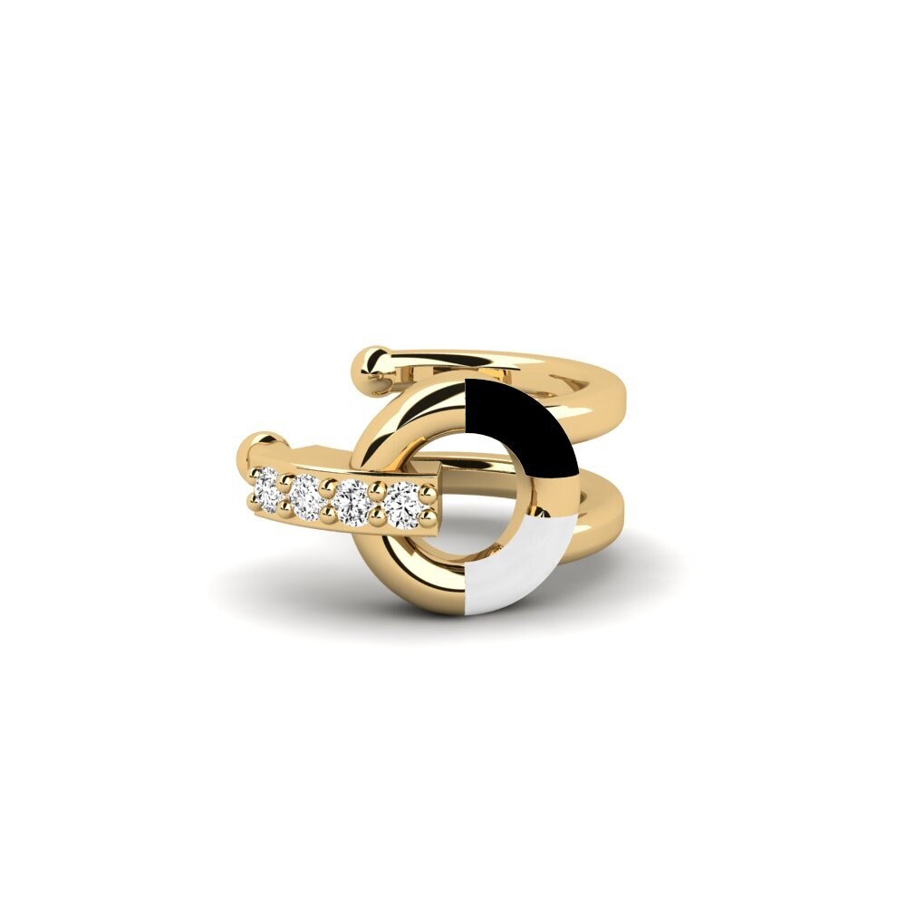Moissanite Boucle d'oreille femme Explicit