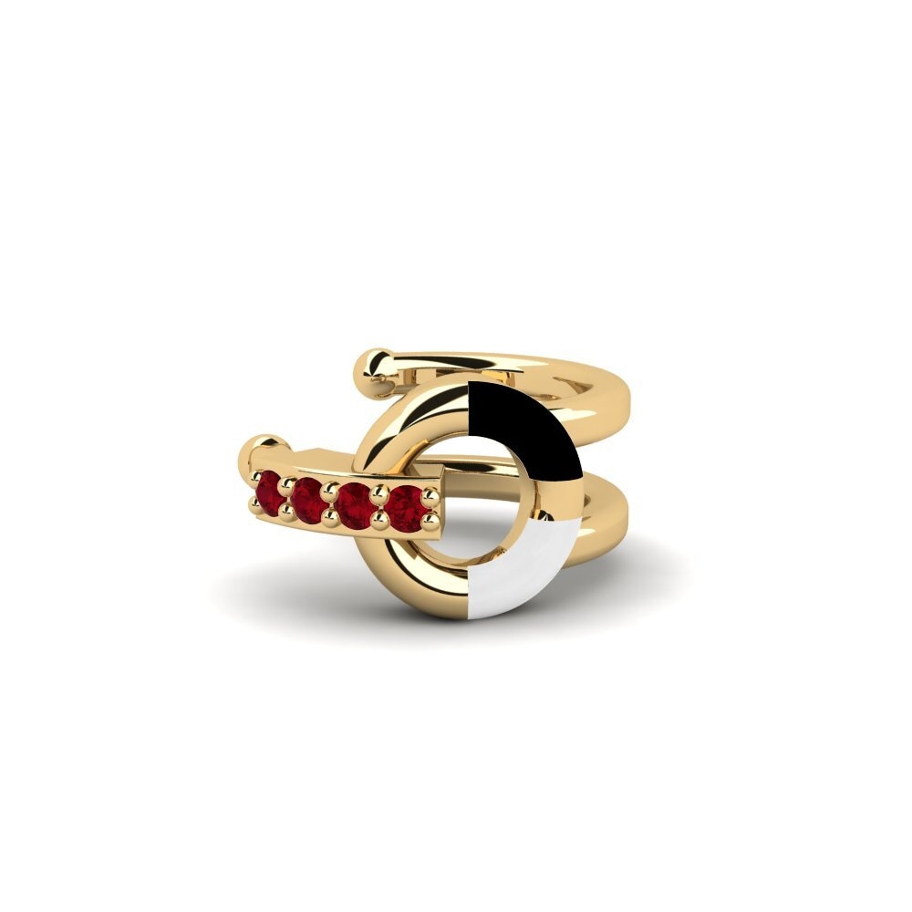 Red Zirconia Women's Earring Explicit