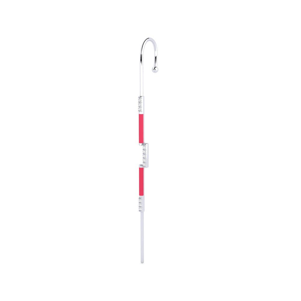 9ct White Gold Ear Piercing Glaronisi