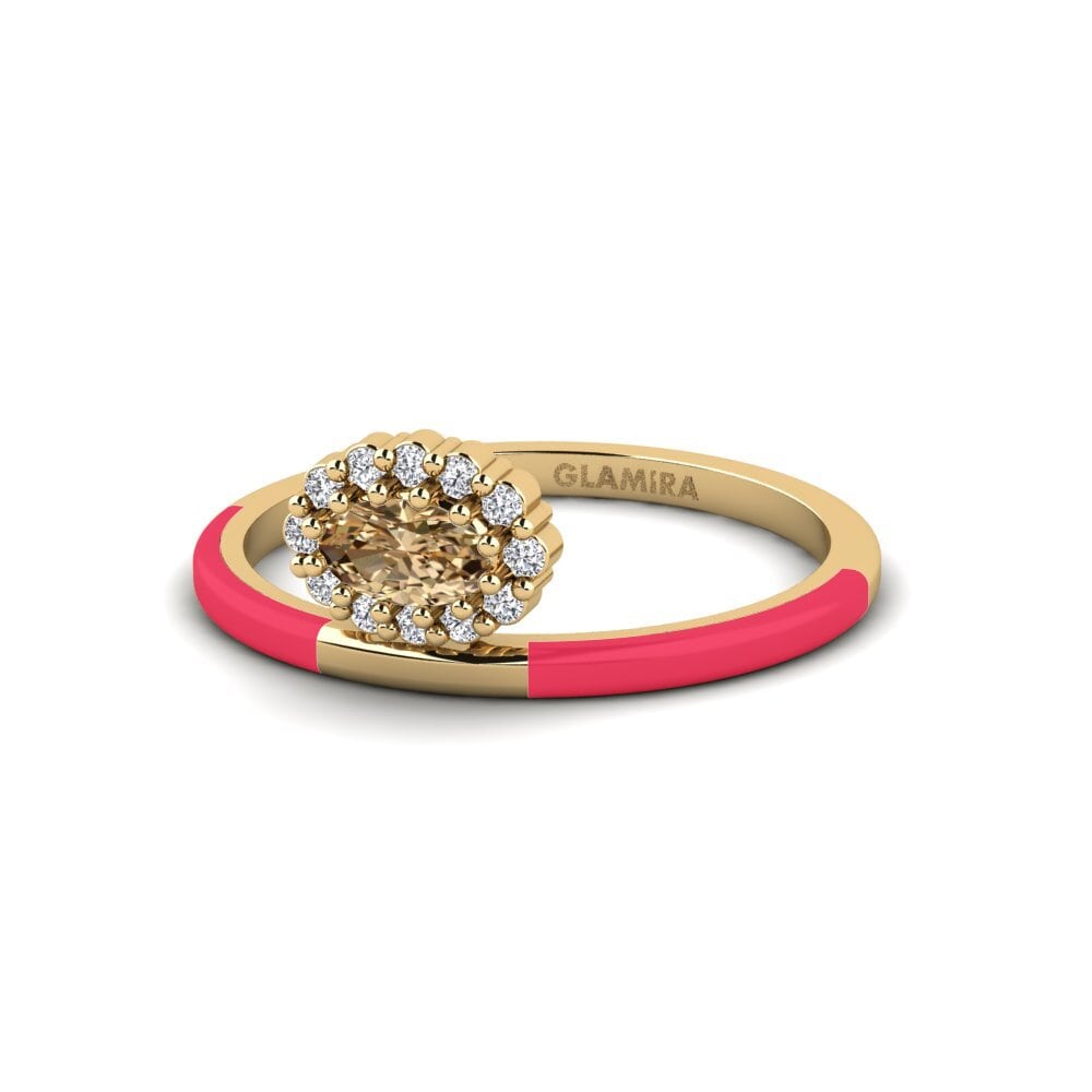 Brauner Diamant Ring Hebron