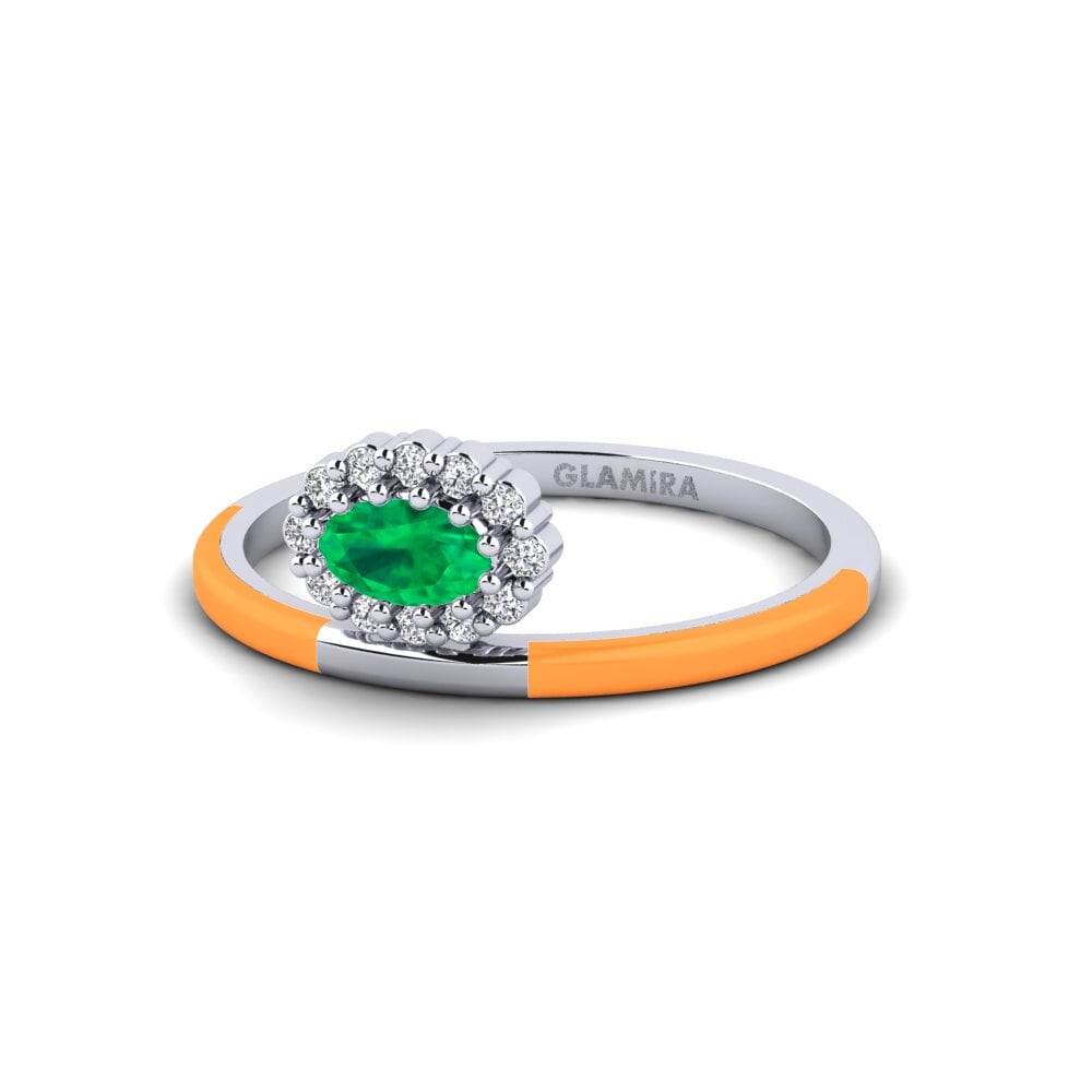 Weiß-Silber Ring Hebron