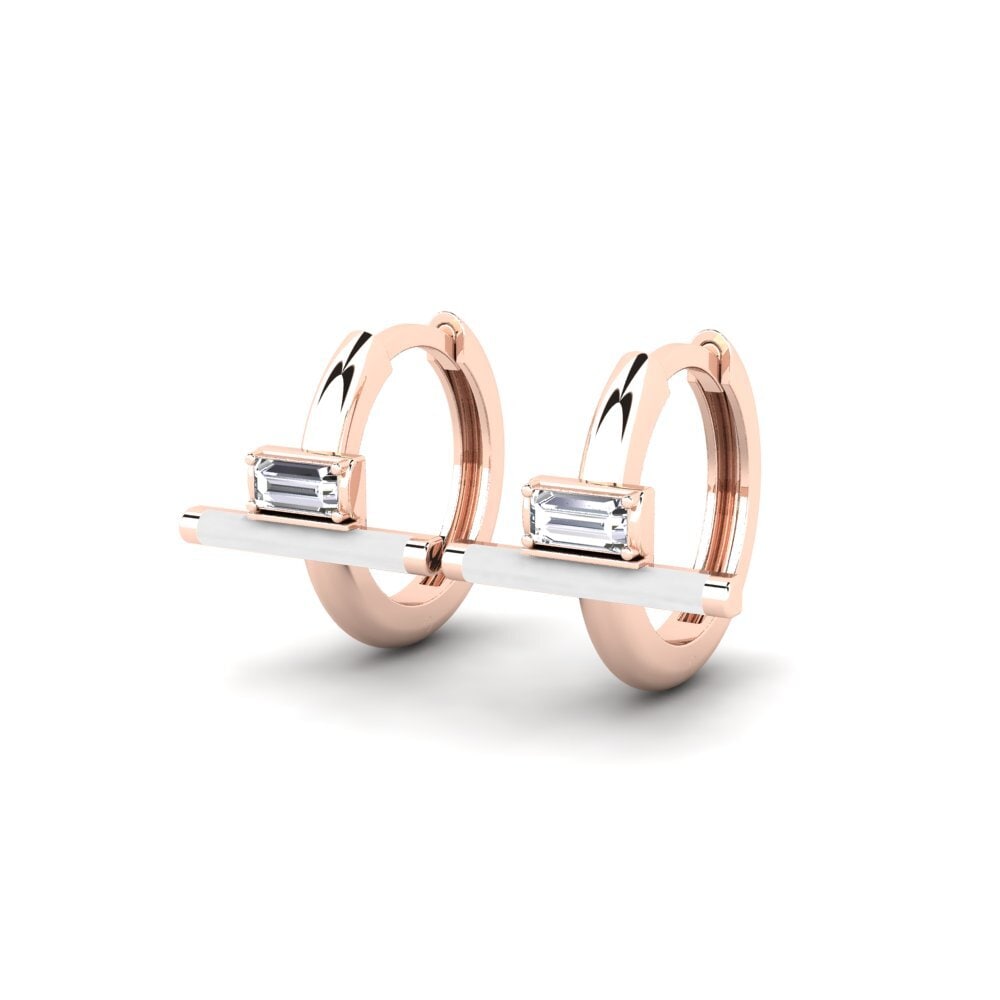 14k Rose Gold Women's Earring Idhrousa