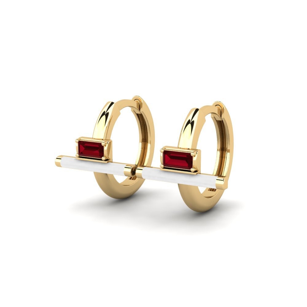 ruby-zirconia ต่างหู Idhrousa