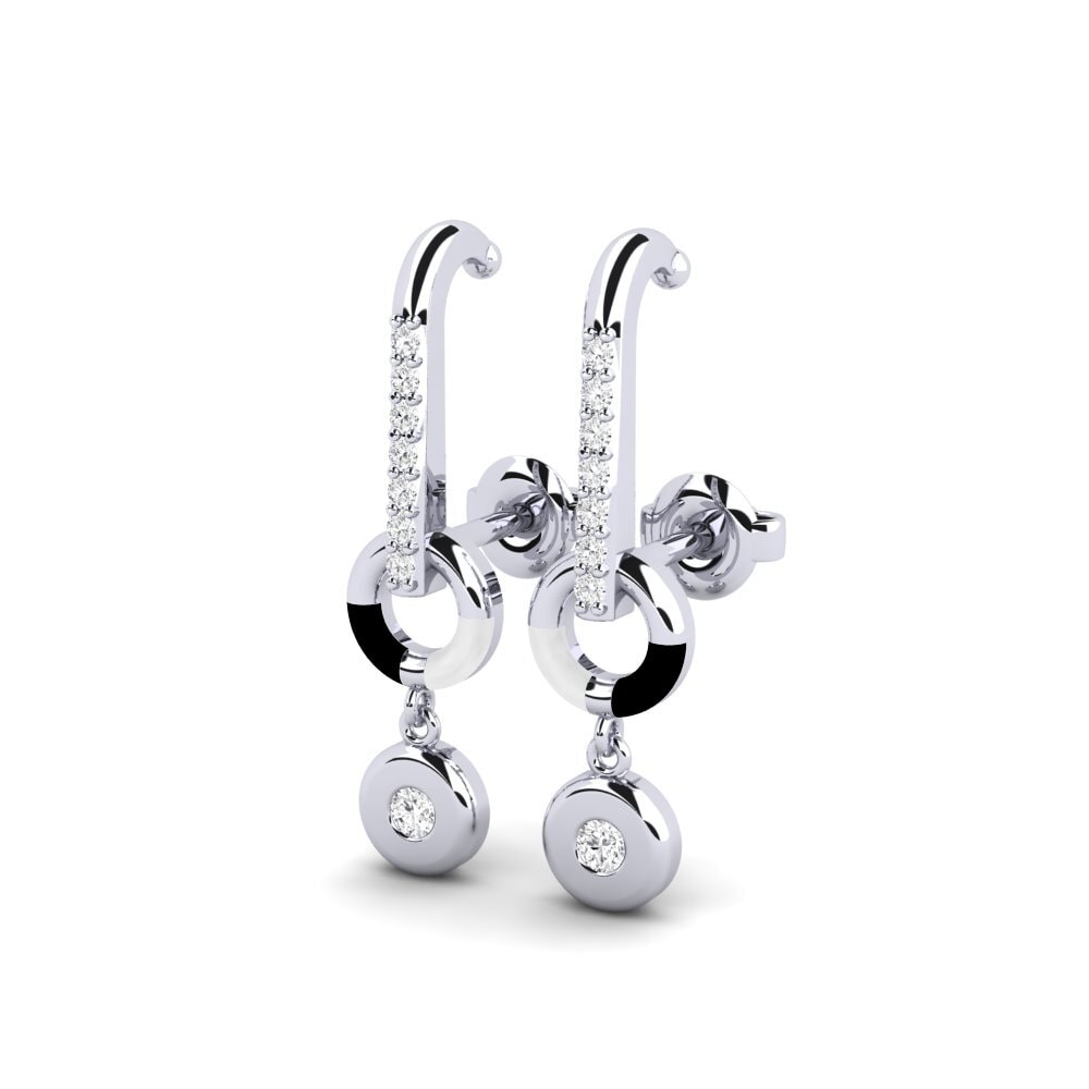 9ct White Gold Women's Earring Incident - B