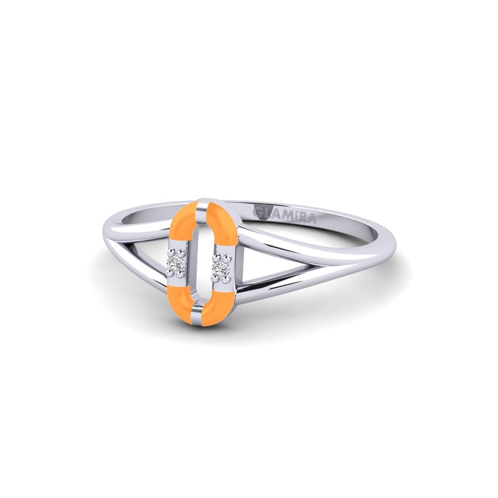 Weiß-Silber Ring Kerkira