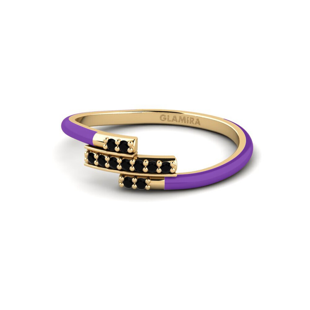 Diamante Negro Anillo Thetissa