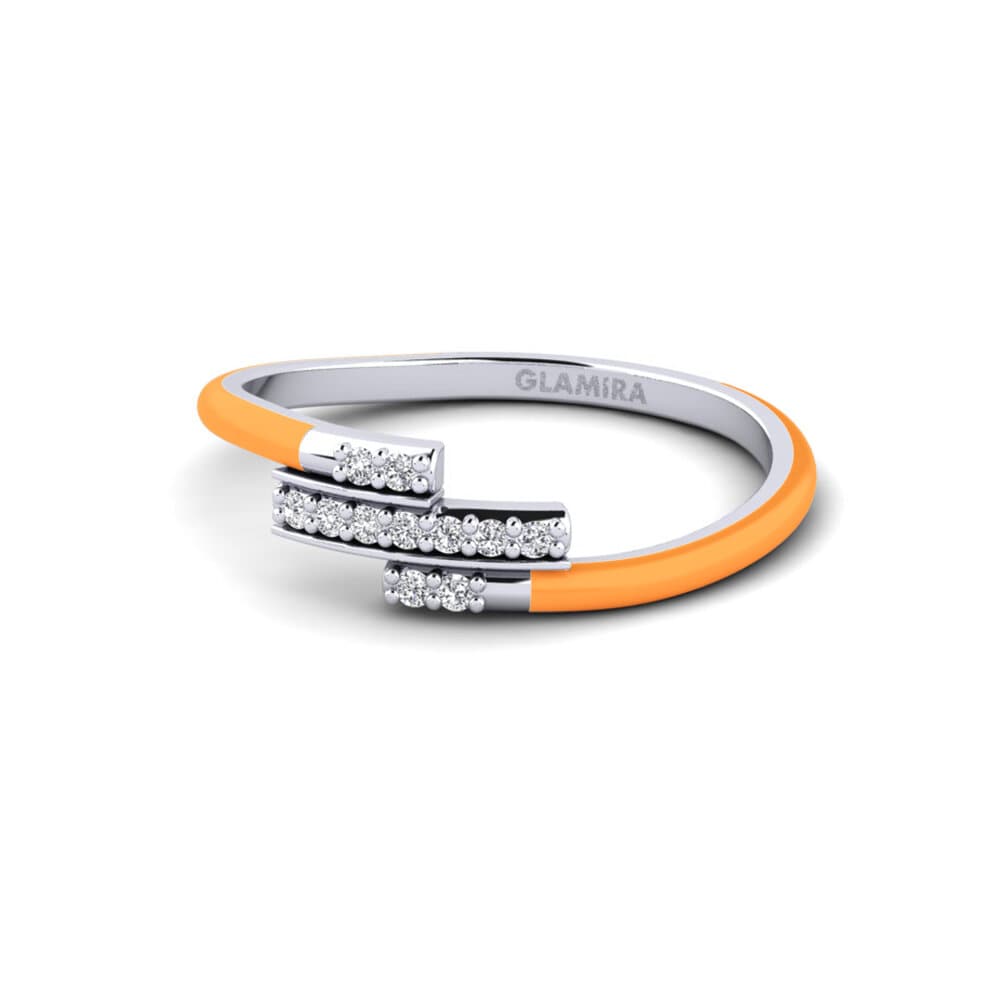 Weiß-Silber Ring Thetissa