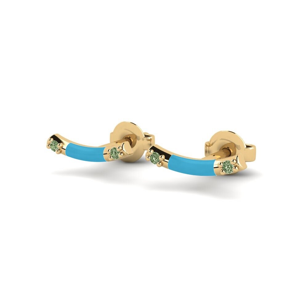 Diamante Verde Orecchino da donna Ioannis