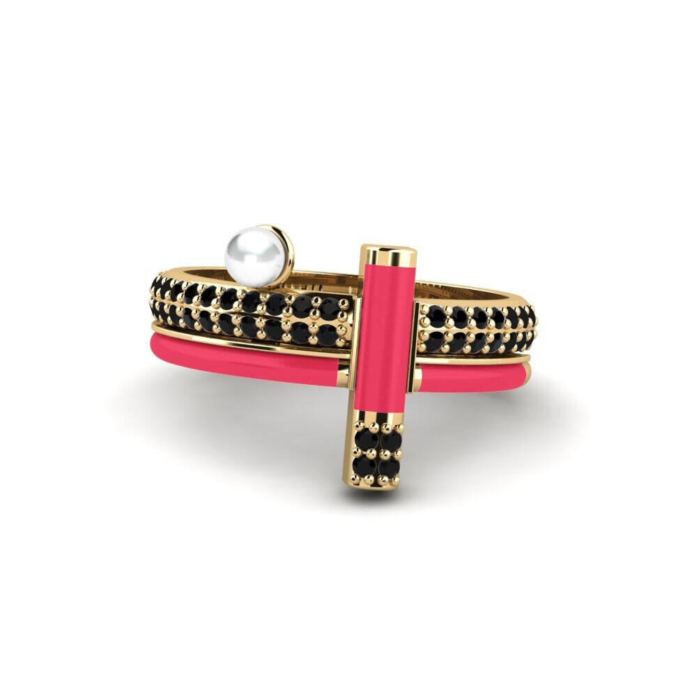 Schwarzer Onyx Ring Karpathes