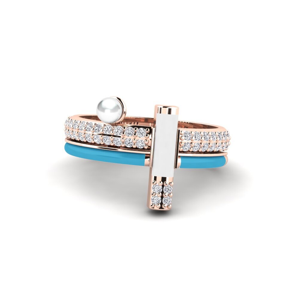 Rotgold 585 Ring Karpathes