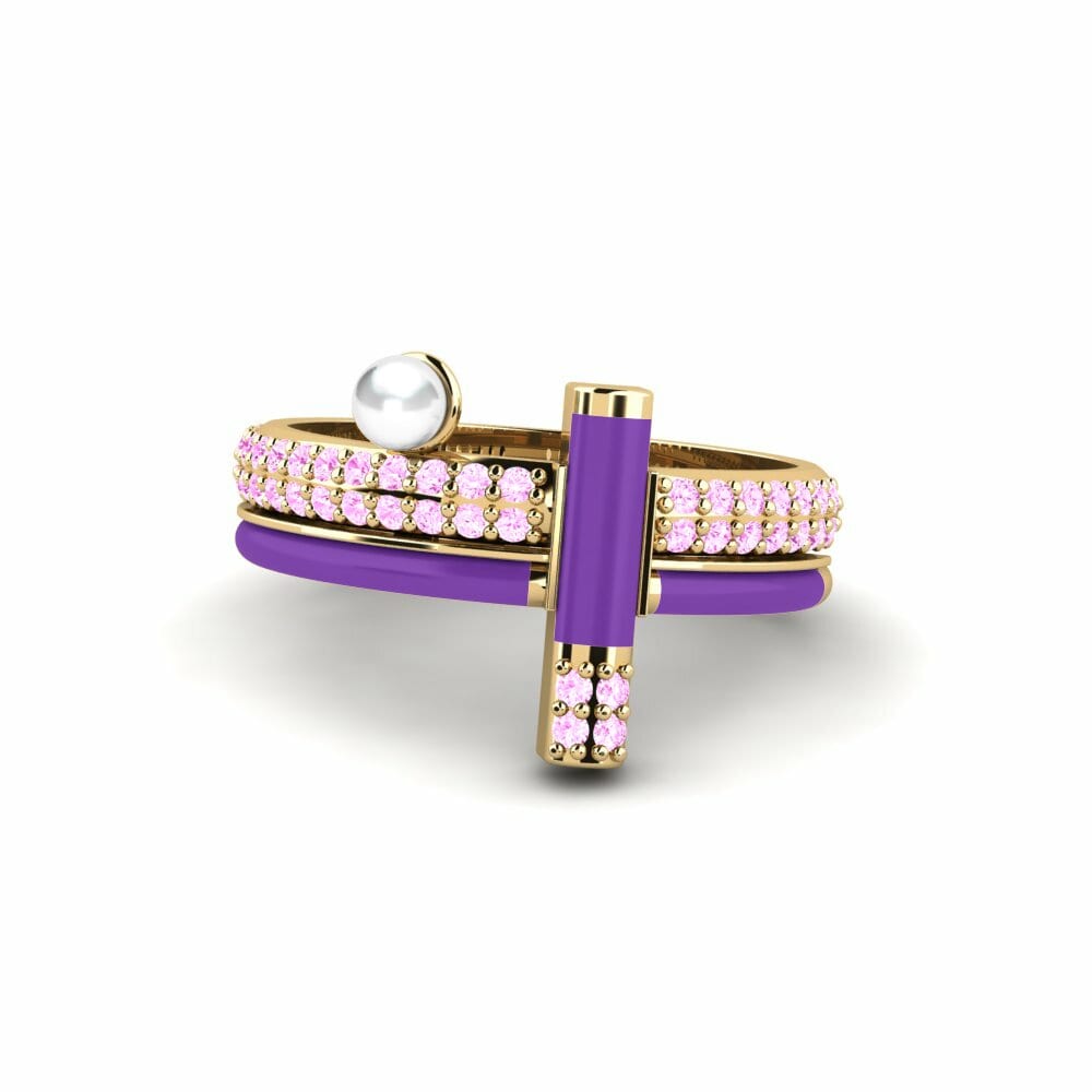 Saphir Rose Bague Karpathes