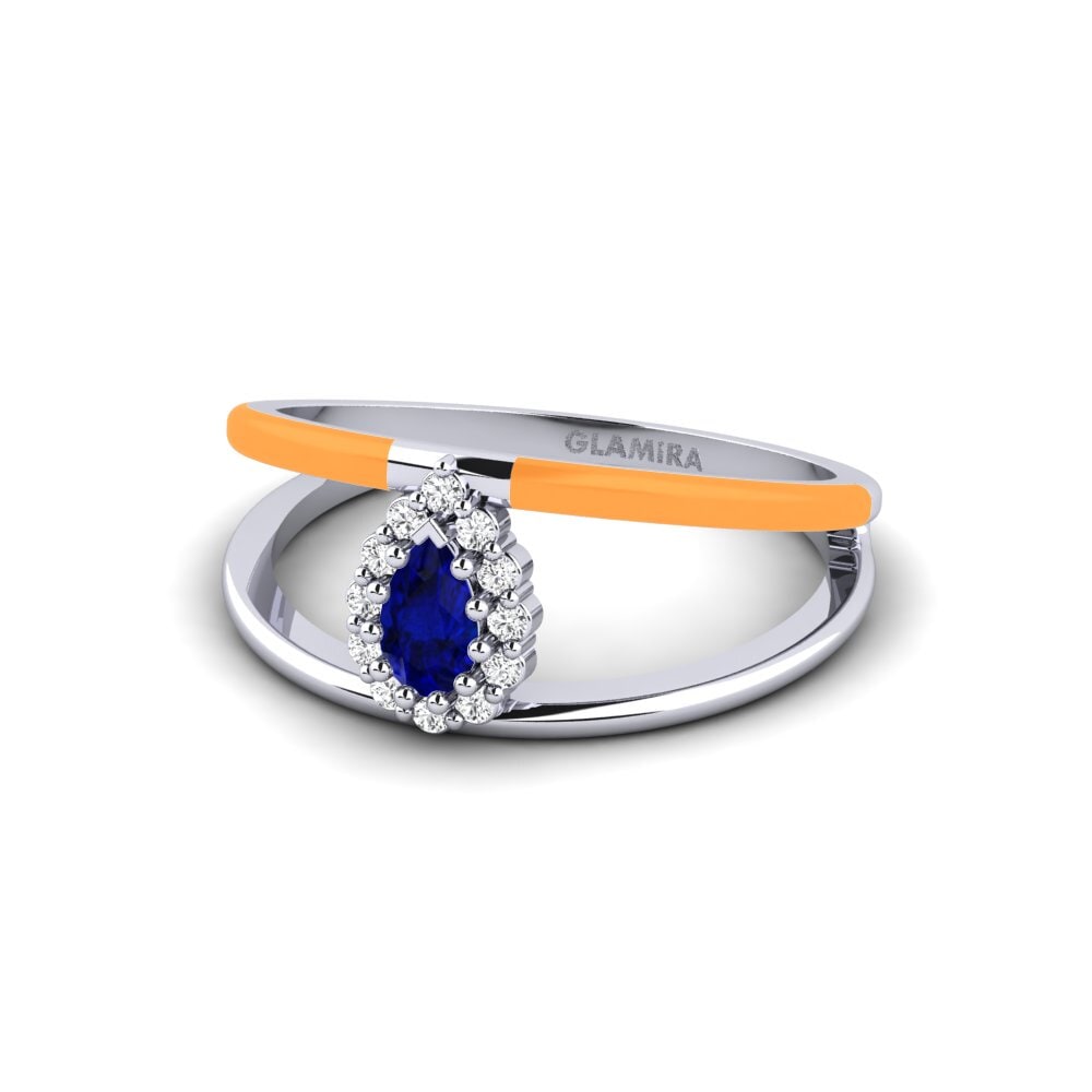 Weiß-Silber Ring Kosepela