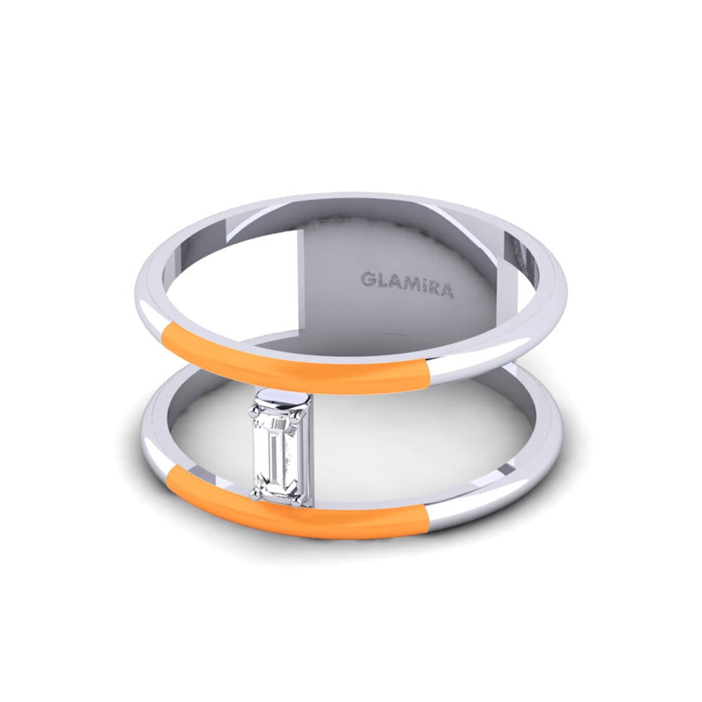 Weiß-Silber Ring Kriti