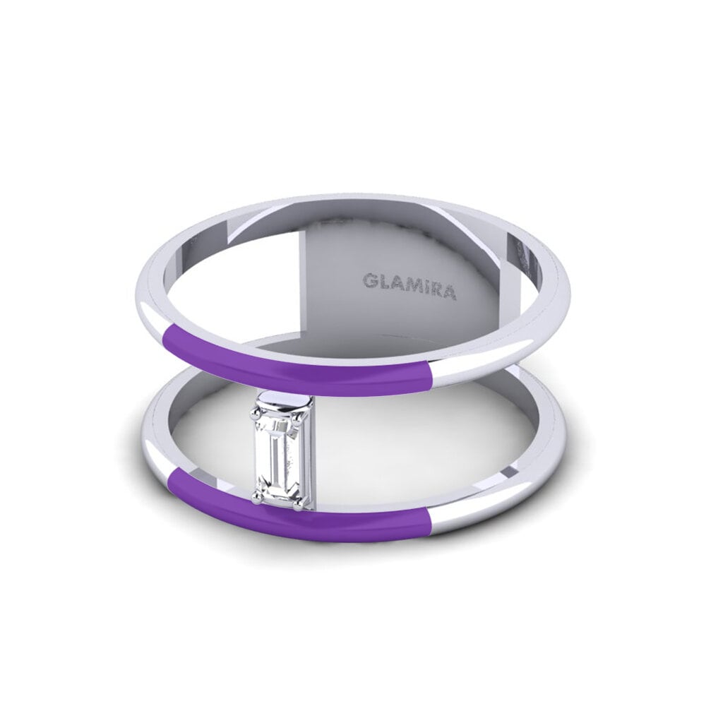 Weiß-Silber Ring Kriti