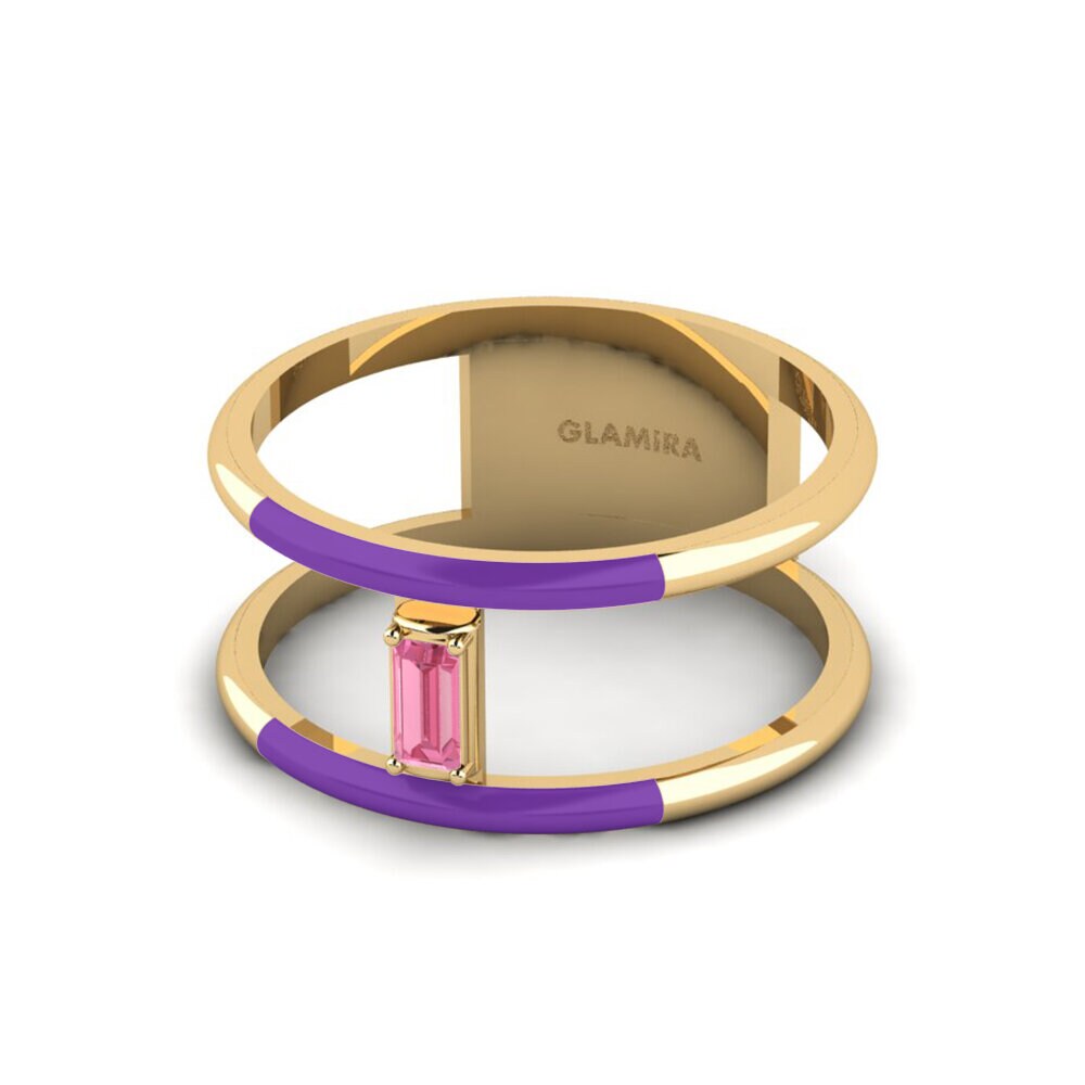 Bagues Saphir Rose Créations Solitaires