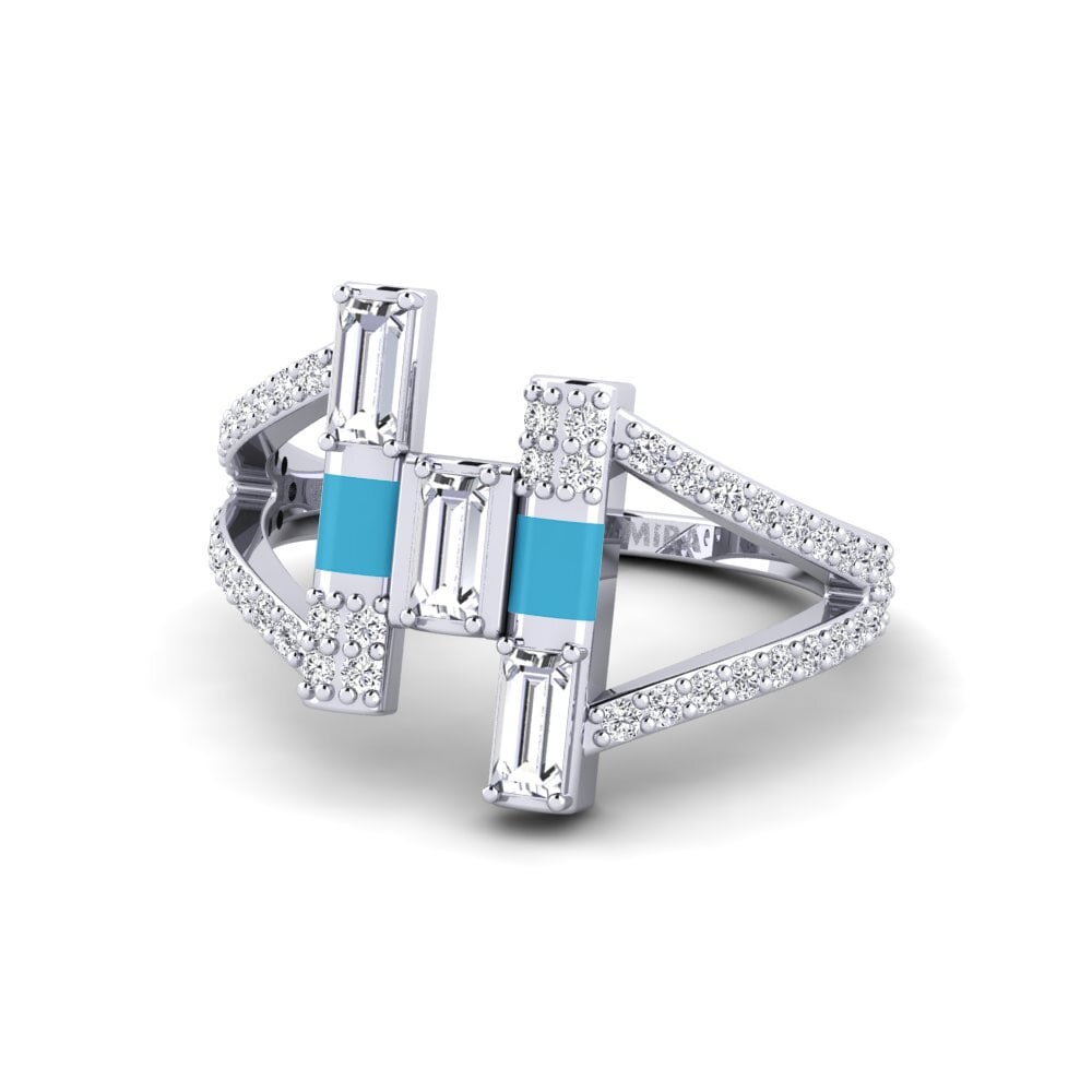 950 Platinum Ring Lefkada