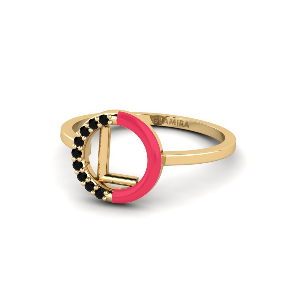 Schwarzer Saphir Ring Lemnos - L