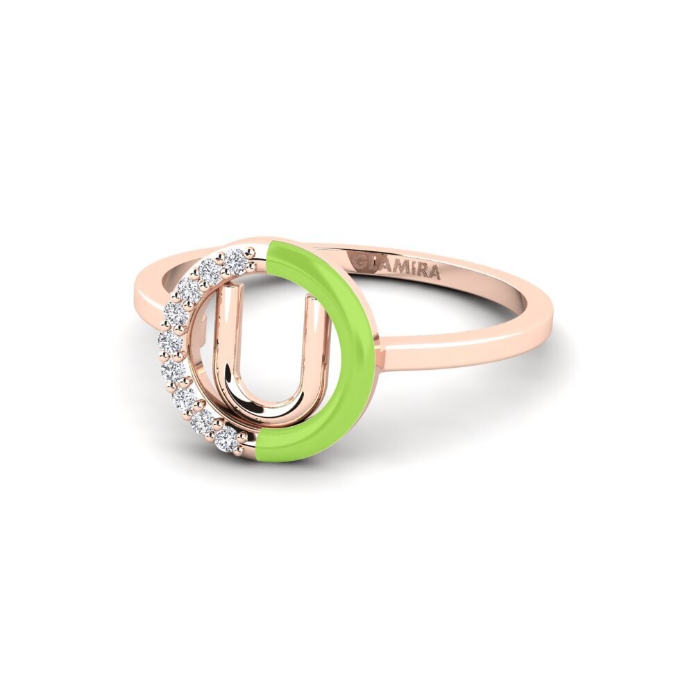 Rotgold 585 Ring Lemnos - U