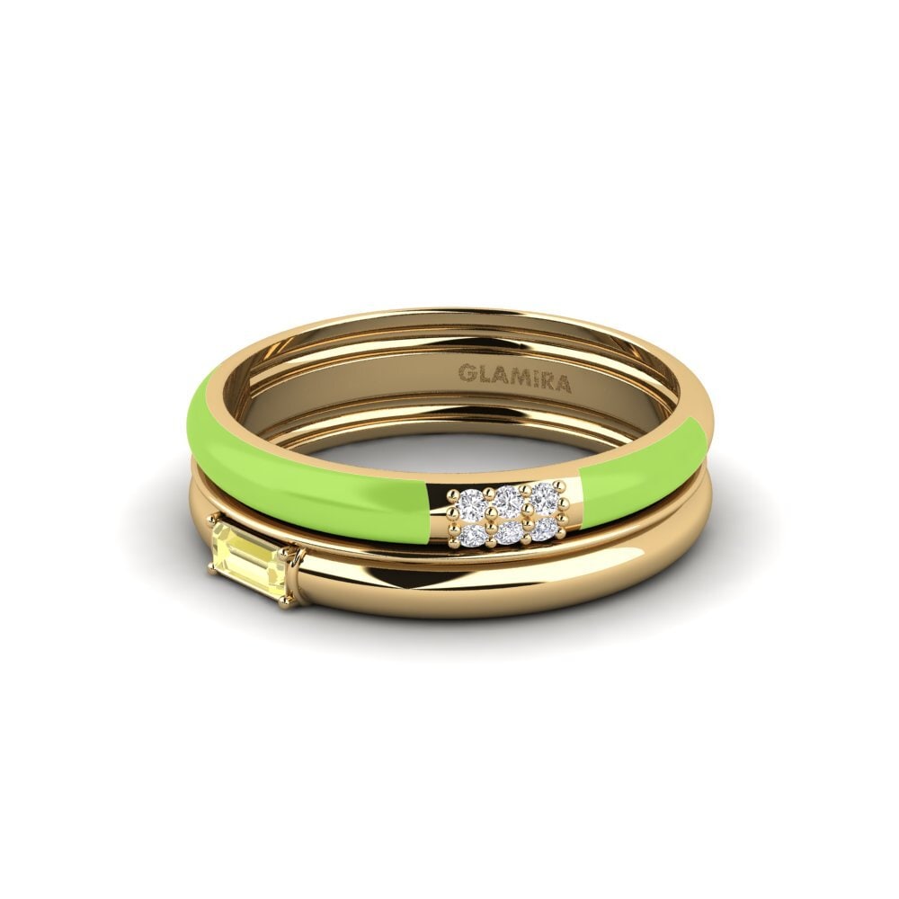 Zafiro amarillo Anillo Limnos