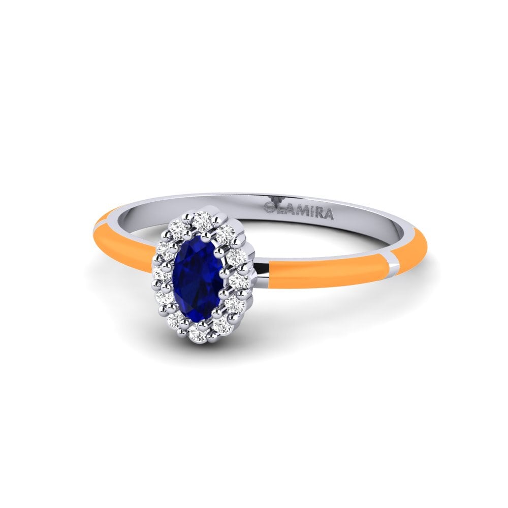 Weiß-Silber Ring Masaya