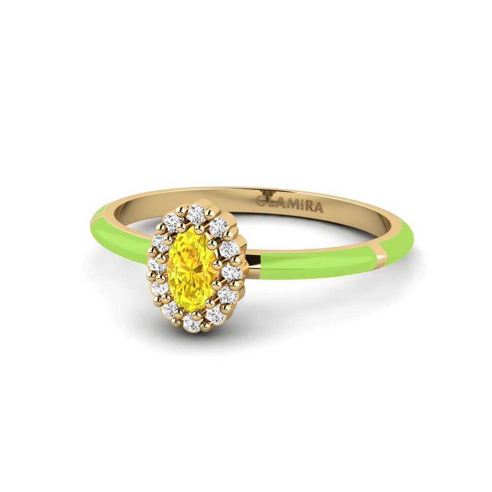 Zafiro amarillo Anillo Masaya
