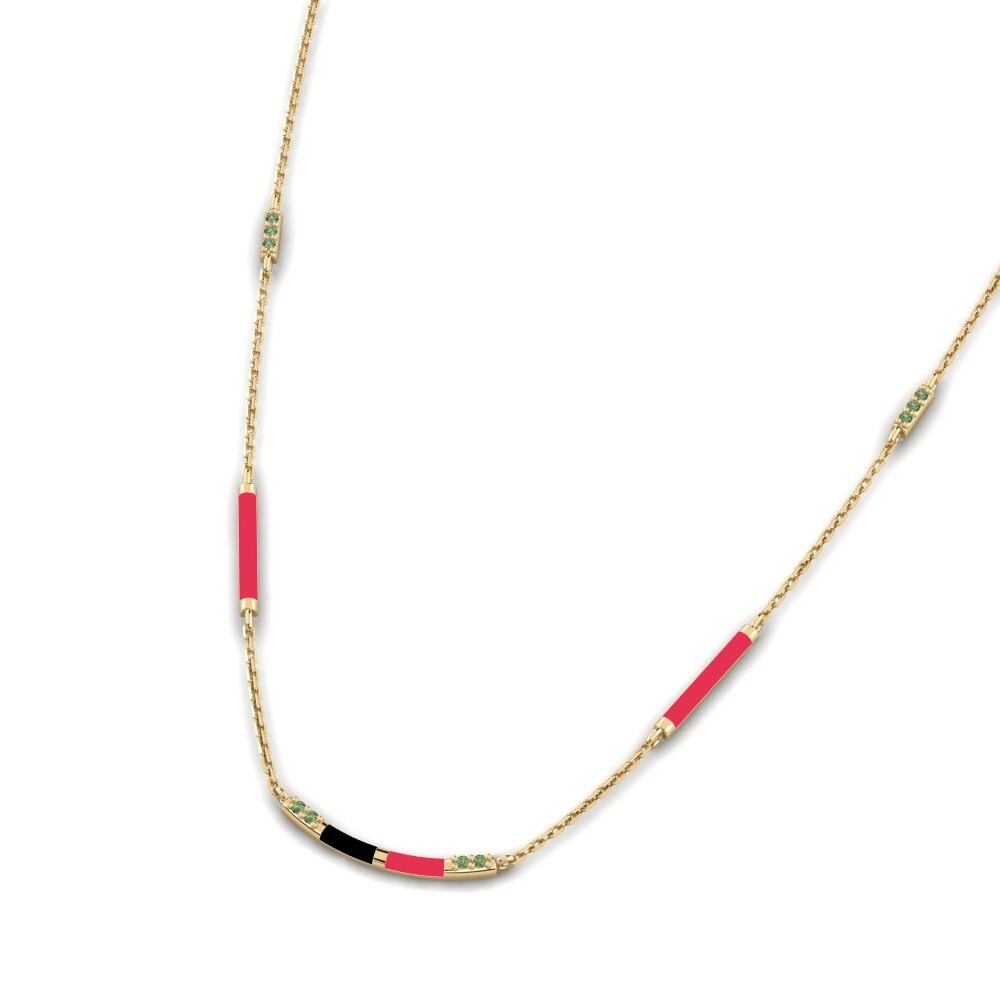 Diamante Verde Collar de Mujer Megatzedes