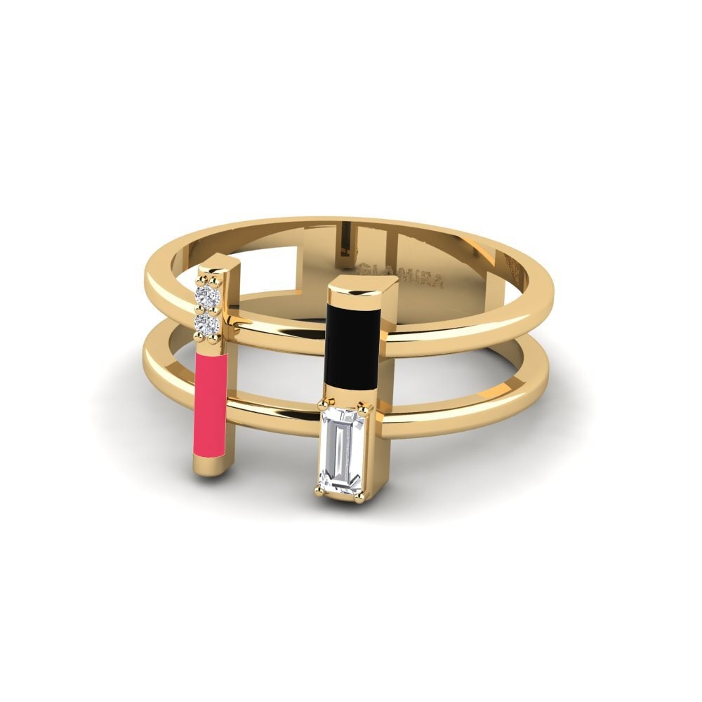Gelbgold 585 Ring Milos