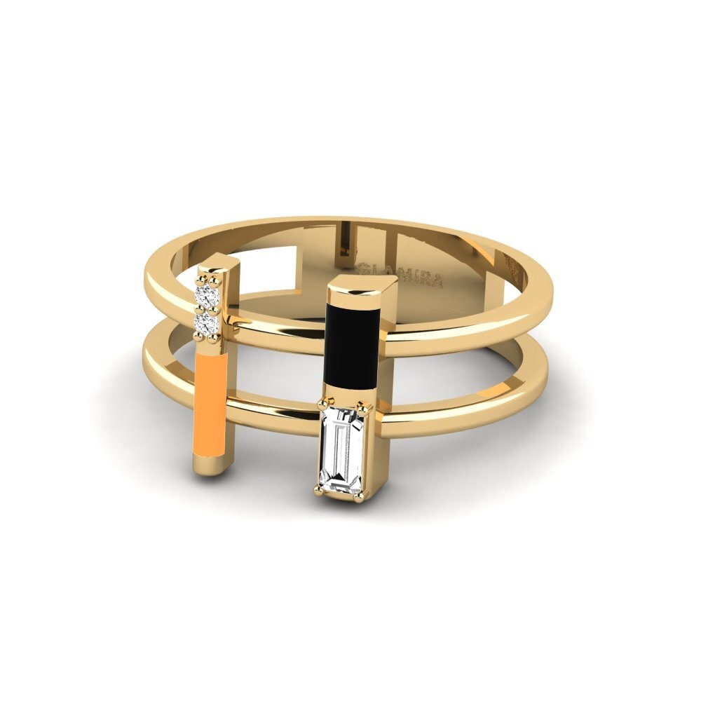 Moissanit Ring Milos