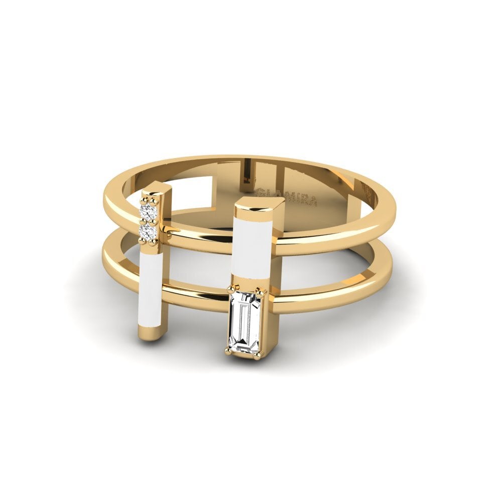 Moissanit Ring Milos