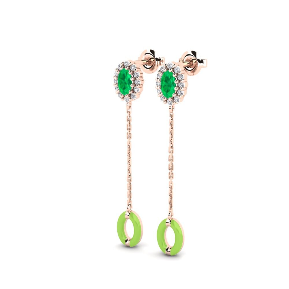 14k Rose Gold Women's Earring Moffat