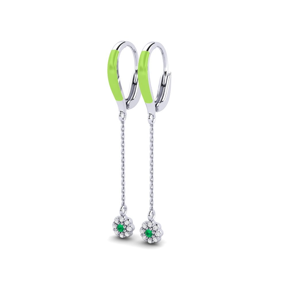 9ct White Gold Women's Earring Morrison
