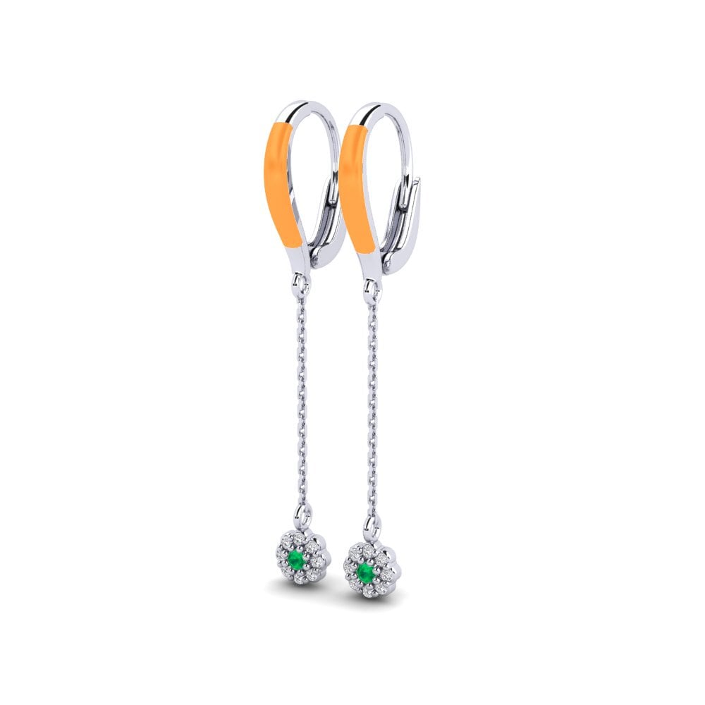 Plata 925 Pendiente de mujer Morrison