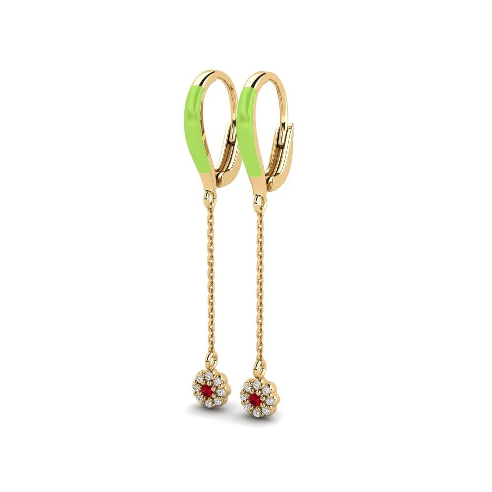 ruby-zirconia ต่างหู Morrison