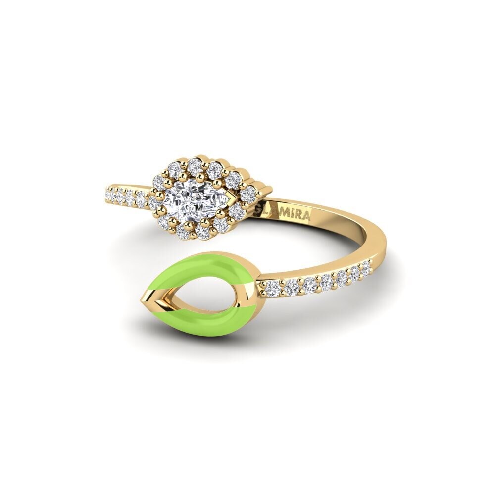 Labor-gezüchteter Diamant Ring Nucla