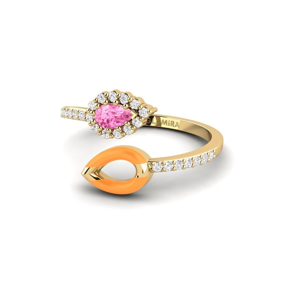 Rosa Saphir Ring Nucla