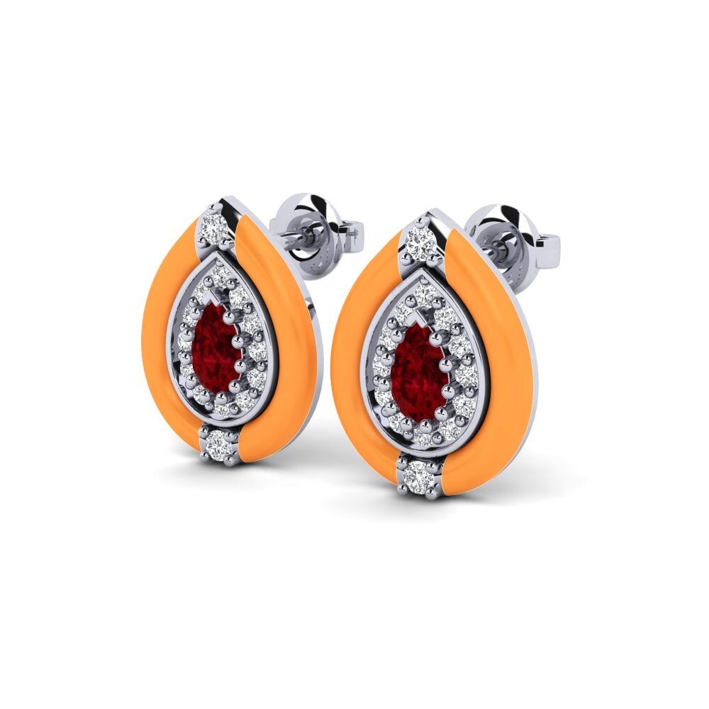 Plata 925 Pendiente de mujer Paoli