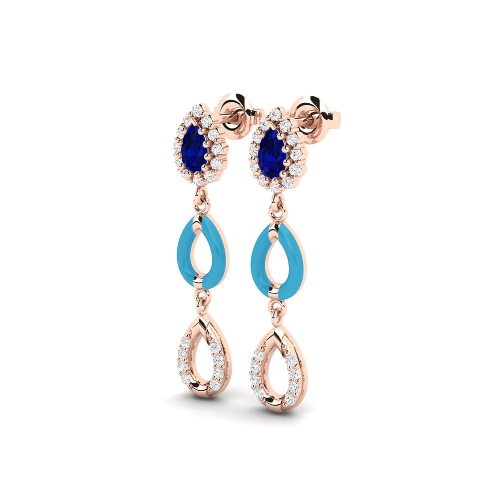 14k Rose Gold Women's Earring Ramah