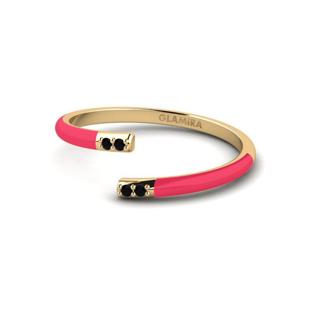Schwarzer Saphir Ring Rhodes