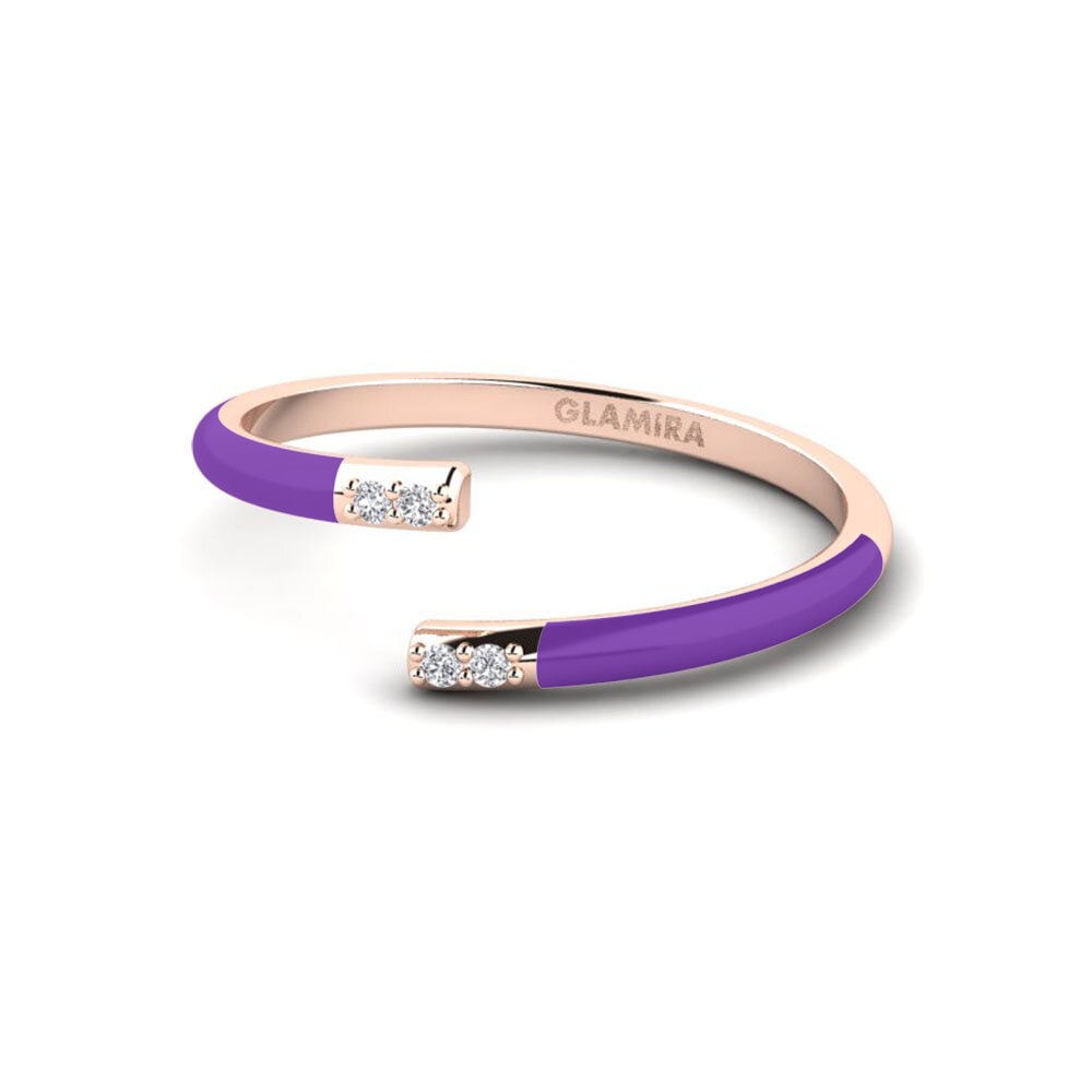 Rotgold 585 Ring Rhodes