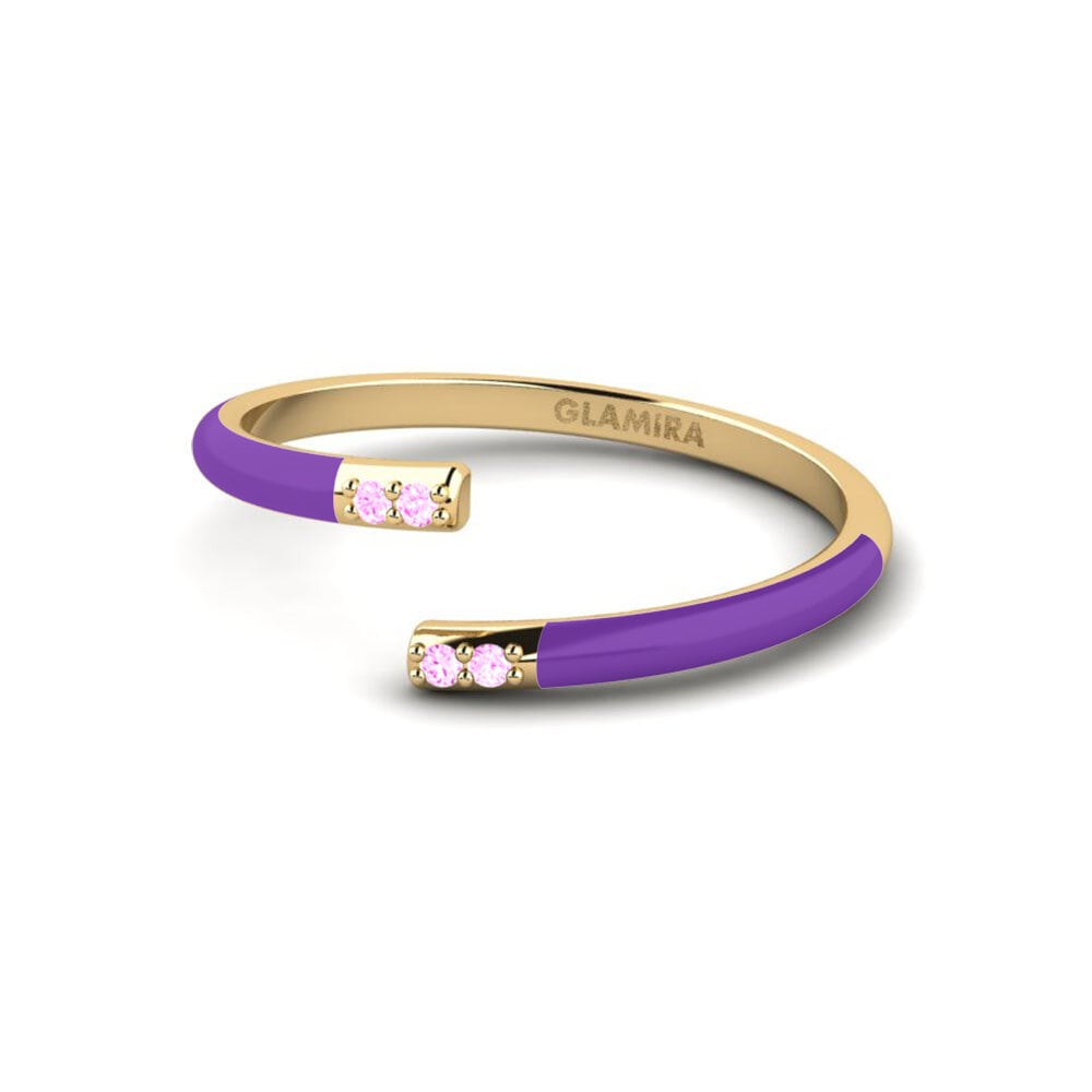 Saphir Rose Bague Rhodes