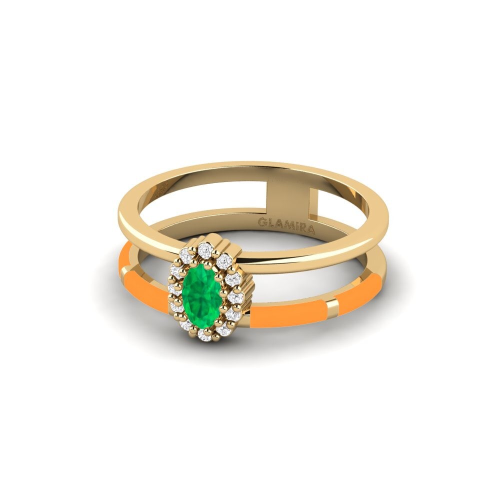 Smaragd Ring Roligt